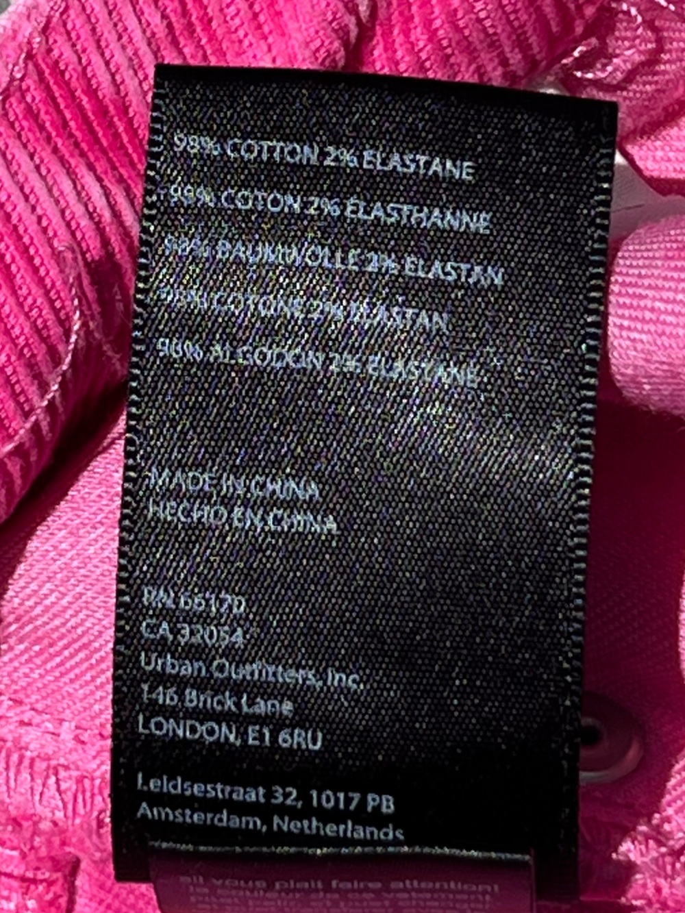 BDG; Hot 'Barbie' Pink; Low Rise; Extreme Flare Jeans; Classic Five-Pocket; US31 - Picture 5 of 12